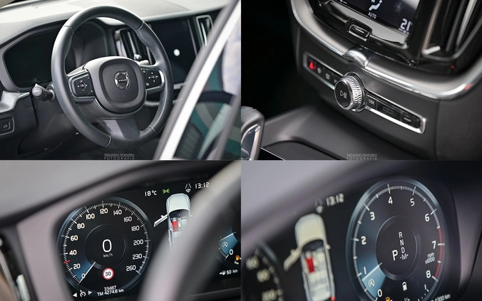 Volvo XC 60 cena 157900 przebieg: 33500, rok produkcji 2021 z Kalisz małe 37
